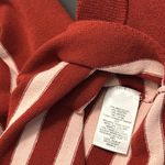 Liz Claiborne  Red and Pink Striped Sweater Photo 6