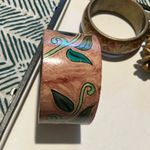 Five wooden bracelets BEAUTIFUL TAN HAND Photo 1