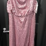 David's Bridal Rose Sequin Gown Photo 0