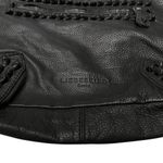 Liebeskind Berlin black leather hobo slouch crossbody purse with leather studs Photo 7