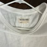 We The Free Free People Women's White Oversized Boho Sleeveless Muscle Top M Photo 4