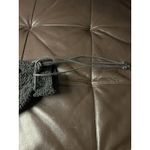 Saks 5th Avenue Vintage Saks Fifth Avenue Black Woven Drawstring Evening Bag Made in Italy Photo 3