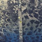 Desigual  blouse blues with extra buttons and embroidery size l Photo 4