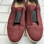 Kurt Geiger  Suede SlipOn Trainers Women's US 9/EU 40 Red Maroon Leather Sneakers Photo 1