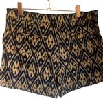 Henry & Belle‎ Ikat Trouser Shorts Size 29 Black Photo 1