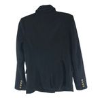Bardot  Womens Black Double-Breasted Blazer Jacket W/ Gold Buttons Size S Photo 1