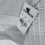 EXPRESS Poplin Corset Crop Tube Top White Women's M NWT Photo 9