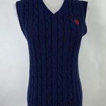 CHAPS Navy Blue Sweater Vest Kids Large Small XS Photo 0
