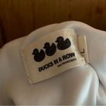 Ducks In A Row Modcloth Gray Sleeveless Cotton Dress Sz L White Size L Photo 4