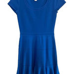 Diane Von Furstenberg DVF  St. Petersburg Dress M/L Vibrant Blue Knit Photo 0