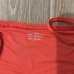 Aerie  Coral Ribbed Tie-Side Bikini Bottom Photo 5