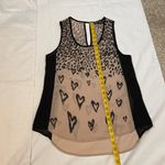 Miss Chievous 38  Heart Tank Sheer Black Cream Size Medium Photo 7