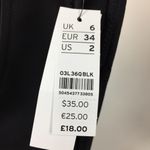 Topshop Neoprene One Shoulder Bikini Top Black Size 2 Photo 1