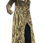 Bardot  - Aurel One-shoulder Metallic Gown In Gold Photo 0