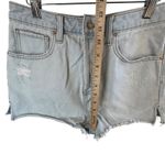 Wild Fable  Hi-Rise Cutoff Denim Shorts Sz 6‎ Frayed Hem Distressed Light Wash Photo 5