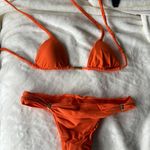 Free People Zoe W Orange Bikini Set  Photo 0