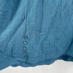 Soft Surroundings Tunic Top Size Large NWOT Oceo Gauze Mallard Blue 3/4 Sleeve Photo 9
