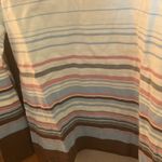 Liz Claiborne Crazy horse Colorful Striped Long Sleeve Shirt medium Photo 1