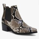 Blondo  Waterproof Booties brown snake leather  Photo 0