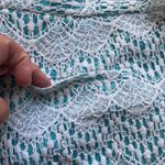 Loft Lace High Waist Turquoise White Shorts Photo 10