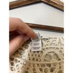 Cato All Over Crotchet Cream Colored Long Sleeve Top XL Cottagecore Boho Hippie Photo 5