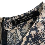 Mango MNG  Basics Snakeprint Short Sleeve Shift Dress Photo 5