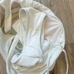 Aerie Ribbed Shine Asymmetrical One Piece Swimsuit in White Size S NWOT Photo 10