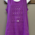 The North Face Women’s Classic Fit Razorback Heather Purple Tank Top- Small Photo 0