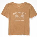 American Eagle  Outfitters Graphic Baby Tee Size Large Photo 9