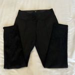 Andrew Marc NWOT size small black faux suede straight leg stretchy pull on pants Photo 1