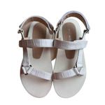 Stuart Weitzman ivory Vail Croc Embossed Sport Sandal size 7 Photo 1