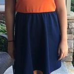 orange & blue sundress! Size M Photo 0