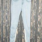 J Brand J. Brand Catalina Stepped Back Light Blue & White Jeans Size 26 Skinny Stretch Photo 0