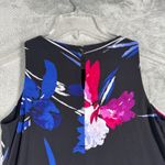 Ralph Lauren Lauren  Dress Women Floral Sleeveless Preppy Black Pink Blue‎ Size 2 Photo 4