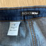 FashioNova Womens FashionNova High Rise Flared Button Jeans - 5 Photo 6