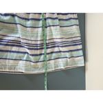 Gap womens striped mini skirt size XL linen blend lined pockets pull on Photo 8