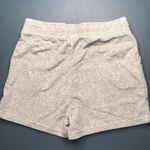 Gray Terry Cloth High Rise Shorts With Pockets Size M Photo 1