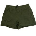 Terra & Sky  Olive Shorts with Drawstring and Marble Pocket Buttons - 2X/20W-22W Photo 4
