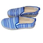J. McLaughlin J. McGlaughlin Multi Striped Blue White Canvas Espadrilles Size‎ 7 Photo 2