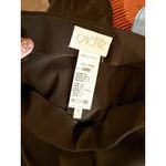 Cache Brown Dress Pants with Tiger Print Cuffs Women’s Small Photo 4