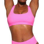 SKIMS ✨ Bikini Top Taffy Pink Size Medium NWT Photo 0