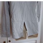 The North Face gray speckled 1 pocket shirt split back M Long sleeve Photo 3