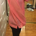 Forever 21 coral mesh top. S Photo 3