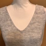 Lilly Pulitzer Davison Sweater Tank Womens Large Gray V Neck Knit Sleeveless Photo 3