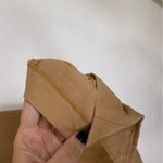 Akris Punto  Women’s Straight Ankle Crop Cotton Twill Beige Tan Pants Photo 4