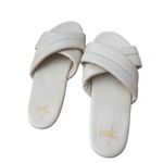 Beek Surfbird Slide Sandals in ivory 7 White Photo 2