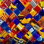 Handbag Bright Colorful Ecoist Candy Wrapper Clutch/Wristlet Photo 10