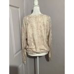 Michael Stars Final sale!  Reptile Print Pullover Long Sleeve Top M Photo 2