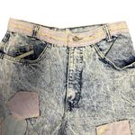 Bonjour Vintage  High Waisted Patchwork Denim Shorts Size 10 Photo 1