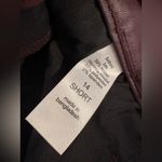 Elegant Maroon Straight Leg Women's Pants 14S Red Size undefined Photo 3